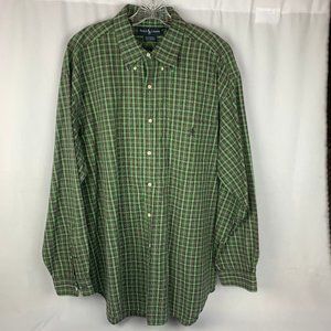 Ralph Lauren plaid LS button up shirt XL Big Shirt